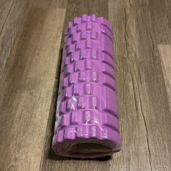 NEW Yoga Column Foam Fitness Stretching Roller Purple - Picture 2 of 8